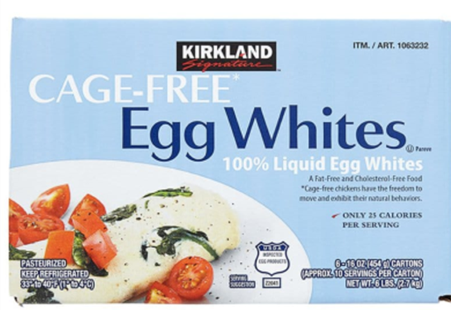 Egg Whites Liquid Cage Free 6/16oz AF Req